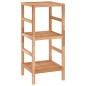 vidaXL Estante de baño madera maciza nogal 35,5x35,5x79 cm vidaXL Estante de baño madera maciza nogal 35,5x35,5x79 cm