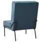 vidaXL Silla de relajación de terciopelo azul 65x79x87 cm vidaXL Silla de relajación de terciopelo azul 65x79x87 cm