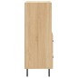 vidaXL Aparador madera contrachapada color roble Sonoma 34,5x34x90 cm vidaXL Aparador madera contrachapada color roble Sonoma 34,5x34x90 cm