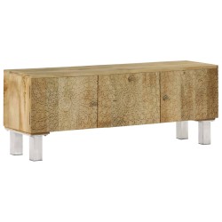 vidaXL Mueble para TV de madera maciza de mango 118x30x45 cm