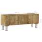 vidaXL Mueble para TV de madera maciza de mango 118x30x45 cm