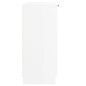 vidaXL Aparador de madera contrachapada blanco brillante 60x30x70 cm vidaXL Aparador de madera contrachapada blanco brillante 60x30x70 cm