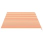 vidaXL Tela de repuesto para toldo amarillo y naranja 5x3,5 m vidaXL Tela de repuesto para toldo amarillo y naranja 5x3,5 m