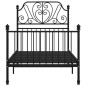 vidaXL Estructura de cama de metal negro 90x200 cm vidaXL Estructura de cama de metal negro 90x200 cm