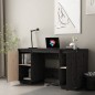 vidaXL Escritorio madera maciza de pino negro 140x50x75 cm vidaXL Escritorio madera maciza de pino negro 140x50x75 cm