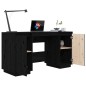 vidaXL Escritorio madera maciza de pino negro 140x50x75 cm vidaXL Escritorio madera maciza de pino negro 140x50x75 cm