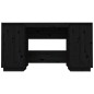 vidaXL Escritorio madera maciza de pino negro 140x50x75 cm vidaXL Escritorio madera maciza de pino negro 140x50x75 cm