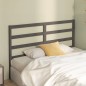 vidaXL Cabecero de cama madera maciza de pino gris 166x4x100 cm