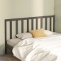 vidaXL Cabecero de cama madera maciza de pino gris 206x4x100 cm vidaXL Cabecero de cama madera maciza de pino gris 206x4x100 cm