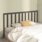 vidaXL Cabecero de cama madera maciza de pino gris 206x4x100 cm vidaXL Cabecero de cama madera maciza de pino gris 206x4x100 cm