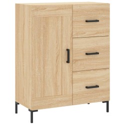 vidaXL Aparador de madera de ingeniería roble Sonoma 69,5x34x90 cm