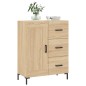 vidaXL Aparador de madera de ingeniería roble Sonoma 69,5x34x90 cm