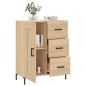 vidaXL Aparador de madera de ingeniería roble Sonoma 69,5x34x90 cm