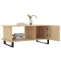 vidaXL Mesa de centro madera contrachapada roble Sonoma 90x50x40 cm vidaXL Mesa de centro madera contrachapada roble Sonoma 90x50x40 cm