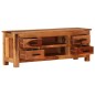 vidaXL Mueble de TV madera maciza de Sheesham 110x30x40 cm