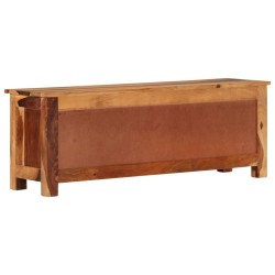 vidaXL Mueble de TV madera maciza de Sheesham 110x30x40 cm