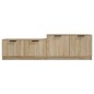 vidaXL Mueble de TV madera contrachapada roble Sonoma 158,5x36x45 cm