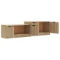 vidaXL Mueble de TV madera contrachapada roble Sonoma 158,5x36x45 cm