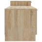 vidaXL Mueble de TV madera contrachapada roble Sonoma 158,5x36x45 cm