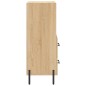 vidaXL Aparador madera contrachapada color roble Sonoma 34,5x34x90 cm vidaXL Aparador madera contrachapada color roble Sonoma 34,5x34x90 cm