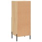 vidaXL Aparador madera contrachapada color roble Sonoma 34,5x34x90 cm vidaXL Aparador madera contrachapada color roble Sonoma 34,5x34x90 cm