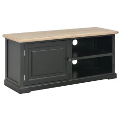 vidaXL Mueble para el televisor de madera negro 90x30x40 cm 