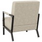 vidaXL Sillón de cuero sintético gris claro vidaXL Sillón de cuero sintético gris claro
