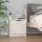 vidaXL Mesita de noche color blanco 40x39x40 cm vidaXL Mesita de noche color blanco 40x39x40 cm