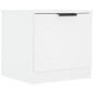 vidaXL Mesita de noche color blanco 40x39x40 cm vidaXL Mesita de noche color blanco 40x39x40 cm