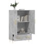 vidaXL Aparador alto madera de ingeniería gris hormigón 69,5x31x115 cm vidaXL Aparador alto madera de ingeniería gris hormigón 69,5x31x115 cm