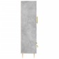 vidaXL Aparador alto madera de ingeniería gris hormigón 69,5x31x115 cm vidaXL Aparador alto madera de ingeniería gris hormigón 69,5x31x115 cm