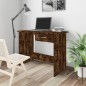 vidaXL Escritorio madera contrachapada roble ahumado 100x50x76 cm vidaXL Escritorio madera contrachapada roble ahumado 100x50x76 cm