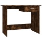 vidaXL Escritorio madera contrachapada roble ahumado 100x50x76 cm vidaXL Escritorio madera contrachapada roble ahumado 100x50x76 cm