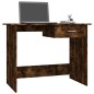 vidaXL Escritorio madera contrachapada roble ahumado 100x50x76 cm vidaXL Escritorio madera contrachapada roble ahumado 100x50x76 cm