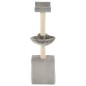 vidaXL Rascador para gatos con poste de sisal 105 cm gris vidaXL Rascador para gatos con poste de sisal 105 cm gris