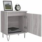 vidaXL Mesita de noche 2 uds madera ingeniería gris Sonoma 40x30x50 cm vidaXL Mesita de noche 2 uds madera ingeniería gris Sonoma 40x30x50 cm