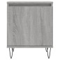 vidaXL Mesita de noche 2 uds madera ingeniería gris Sonoma 40x30x50 cm vidaXL Mesita de noche 2 uds madera ingeniería gris Sonoma 40x30x50 cm
