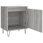 vidaXL Mesita de noche 2 uds madera ingeniería gris Sonoma 40x30x50 cm vidaXL Mesita de noche 2 uds madera ingeniería gris Sonoma 40x30x50 cm