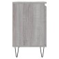 vidaXL Mesita de noche 2 uds madera ingeniería gris Sonoma 40x30x50 cm vidaXL Mesita de noche 2 uds madera ingeniería gris Sonoma 40x30x50 cm