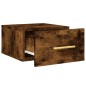 vidaXL Mesitas de noche de pared 2 uds color roble ahumado 35x35x20 cm vidaXL Mesitas de noche de pared 2 uds color roble ahumado 35x35x20 cm