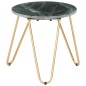 vidaXL Mesa de centro piedra real textura de mármol verde 40x40x40 cm vidaXL Mesa de centro piedra real textura de mármol verde 40x40x40 cm