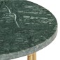 vidaXL Mesa de centro piedra real textura de mármol verde 40x40x40 cm vidaXL Mesa de centro piedra real textura de mármol verde 40x40x40 cm