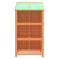 vidaXL Casita para pájaros madera maciza pino marrón 97x81x152 cm vidaXL Casita para pájaros madera maciza pino marrón 97x81x152 cm