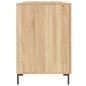 vidaXL Escritorio madera de ingeniería roble Sonoma 140x50x75 cm