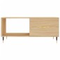 vidaXL Mesa de centro madera contrachapada roble Sonoma 90x50x40 cm