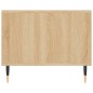 vidaXL Mesa de centro madera contrachapada roble Sonoma 90x50x40 cm