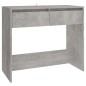 vidaXL Mesa consola madera contrachapada gris hormigón 89x41x76,5 cm vidaXL Mesa consola madera contrachapada gris hormigón 89x41x76,5 cm