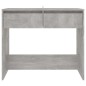 vidaXL Mesa consola madera contrachapada gris hormigón 89x41x76,5 cm vidaXL Mesa consola madera contrachapada gris hormigón 89x41x76,5 cm