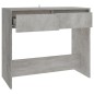 vidaXL Mesa consola madera contrachapada gris hormigón 89x41x76,5 cm vidaXL Mesa consola madera contrachapada gris hormigón 89x41x76,5 cm