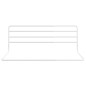 vidaXL Barandilla de seguridad cama niño blanco hierro (76-137)x55 cm vidaXL Barandilla de seguridad cama niño blanco hierro (76-137)x55 cm